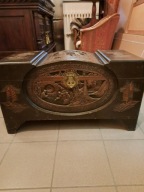 Skrzynia kufer siedzisko - epoka baroku