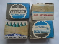 NABOJE DO SYFONÓW WODOSYFONÓW PUSTE METALOWE ZSRR 40 sztuk