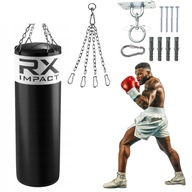 Worek bokserski 130 cm 30 kg IMPACT Premium z mocowaniem i łańcuchami