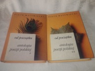 Od początku antologia poezji polskiej 2 tomy