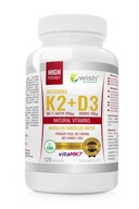 Wish Witamina K2 VitaMK7 200 µg D3 4000IU, kapsułki, 120 szt.