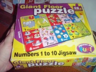 Puzzle 24 elem. Liczenie po angielsku, duże elementy