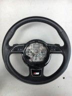 AUDI A6 C7 A7 4G KIEROWNICA S-LINE SKÓRZANA MANETKI BIAŁA NIC PIKOWANA