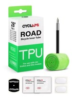 Dętka TPU Cyclami Road Presta 18-28/700c + 2 łatki