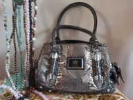 LYC LONDON TOREBKA wieczorowa z metalicznym połyskiem