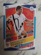 Karta topps match attax autograf Sevilla Wissam Ben Yedder Champions League