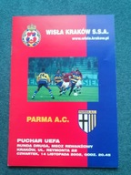PROGRAM WISŁA KRAKÓW- AC PARMA 2002 R