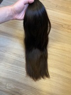 naturalne Włosy dziewicze kitka brąz 56cm