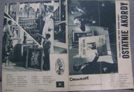 OSTATNIE AKORDY -film prod.USA -program kinowy -lata 50-te