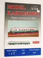 Zetka 017 wagon spalinowy serii SN61 1:87