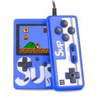 Mini Konsola Retro 400 Gier do TV + PAD Niebieska Konsola dla Dwóch Graczy