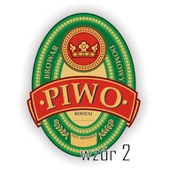 Naklejki / etykiety na piwo - 10 sztuk - wzór2