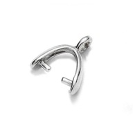 Krawat podwieszany do kryształów - zaciskany, srebro AG 925 KRK 8 9 mm