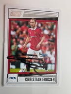 Karta panini score soccer autograf Man UTD Christian Eriksen