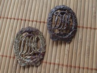 odznaki sportowe DRA 2 sztuki