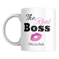 Kubek The Real Boss – Paulina – 330 ml - personalizacja