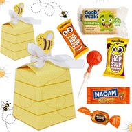 SŁODKA URODZINOWA PACZKA Z PSZCZÓŁKĄ UPOMINEK DLA DZIECI,BOX,PREZENT BOX