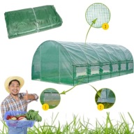 FOLIA ZAMIENNA TUNEL SZKLARNIA OGRODOWY FOLIOWY WYSOKA JAKOŚĆ 6X3M 18M2