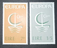 Europa-29 Irlandia czysta seria** 1966r.