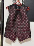 T Imprezowa Dobell czerń artystyczne ślimakowe fale srebro jasny fiolet