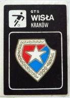 WISŁA KRAKÓW GTS Klub Sportowy NAKLEJKA WLEPKA PRL
