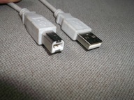 Kabel USB - USB Typ B , Kabel do drukarki 200 cm - kabel stary retro typ B