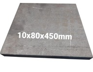 Blacha stalowa formatka z blachy 10mm 80x450mm