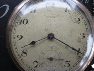 PIĘKNY ZŁOCONY ZEGAREK KIESZONKOWY- CYMA = SWISS