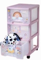 REGAŁ Z SZUFLADAMI NA KÓŁKACH KONTENER POJEMNIK ORGANIZER SZAFKA