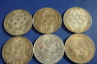 200 zł 1976 IGRZYSKA XXI OLIMPIADA Zestaw 6 szt.