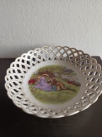 PORCELANOWA AŻUROWA MISA PATERA
