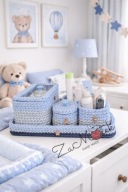 Organizery niemowlęce higieniczne 5szt. PREMIUM WYPRAWKA KOSZE NA PRZYBORY