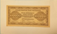 Banknot 100000 Marek Polskich 1923 r