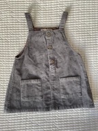 Sukienka spodniczka sztruks jesien zara szara 92