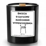 Świeca O Zapachu Złożonego Wypowiedzenia Pożegnanie Kolegi z pracy Świeczka