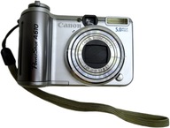 Canon A610 | SPRAWNA ELEKTRONIKA | Uszkodzone zasilanie, na CZĘŚCI