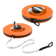 TAŚMA MIERNICZA 20 METRÓW BUDOWLANA GEODEZYJNA ZWIJANA METRÓWKA