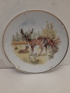 SUSAN BERESFORD TALERZ PORCELANOWY KOLEKCJONERSKI DO POWIESZENIA SARNA