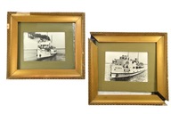 STATEK ZOFIA i OLIMPIA STARE OPRAWIONE FOTOGRAFIE DUŻY FORMAT