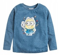 COOL CLUB bluzka 110 MINIONKI CEKINY / 6423 Oliwia Kurowska, Kuba Kurowski