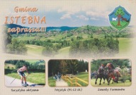 GMINA ISTEBNA - PANORAMA - ROLKI - TRÓJSTYK - ZAWODY FURMANÓW - KOŃ - HERB