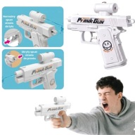 PISTOLET NA WODĘ PRANK GUN HIT! BIAŁY STRZELA W OBIE STRONY! ZABAWKA ŻART!