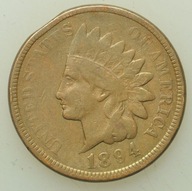 USA - 1 cent 1894 - Indian Head #6