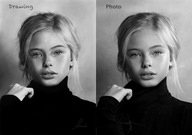 Realistyczny portret ze zdjęcia na zamówienie A4 | Prezent dla bliskich