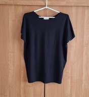 Ciocco extra kobieca czarna bluzka z krótkim rękawem L/XL