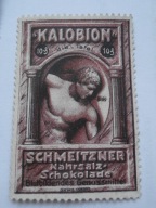 Kalobion - sztuczna czekolada - zalepka reklamowa