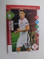 Karta panini autograf Polska Road to Katar Krzysztof Piątek
