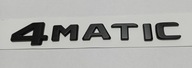 EMBLEMAT ZNACZEK 4matic mercedes czarny mat