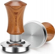 Tamper Ubijak do Kawy YMWVH 51mm Kalibrowany Drewno Orzechowe Espresso