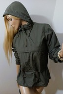 SOCCX zielona kurtka - bluza khaki z kapturem sportowa narty trekking S